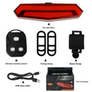 Rear Bike Light Powerful & Rechargeable - Waterproof, Multiple Modes, Quick Release Mounts, Bicycle Lights