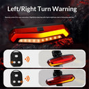 Rear Bike Light Powerful & Rechargeable - Waterproof, Multiple Modes, Quick Release Mounts, Bicycle Lights