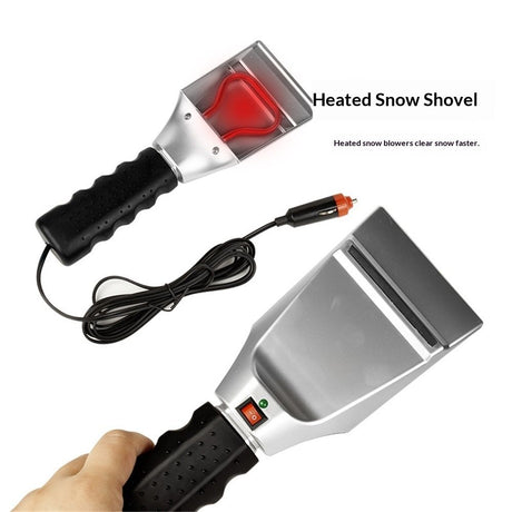 Heated Snow Ice Scraper 12V Electric Auto Windshield Ice Scrapers Electric Window Mirror Covers Side Mirror Protective Covers for Most Cars Trucks SUV