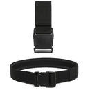 2 Pack Tool Work Belt, Worker Men Belt, Adjustable Electrician Belt,   Multi functional waist bag and waist hanging bag Black(Only includes belt)