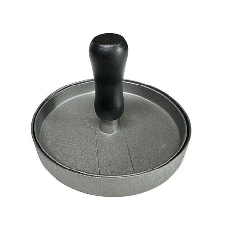 Burger Press Hamburger Press Patty Maker with   Aluminum Hamburger Mold Non-Stick, BBQ Grill Accessories Kitchen Tool for Grilling Black handle spray paint (with coating)