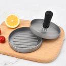 Burger Press Hamburger Press Patty Maker with   Aluminum Hamburger Mold Non-Stick, BBQ Grill Accessories Kitchen Tool for Grilling Black handle spray paint (with coating)