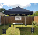 Outdoor tent fixed sandbag sandbag, sunshade base fixed sandbag, 4 pieces of outdoor sunshade legs with pavilion counterweight (no sand)