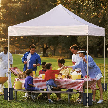 Outdoor tent fixed sandbag sandbag, sunshade base fixed sandbag, 4 pieces of outdoor sunshade legs with pavilion counterweight (no sand)
