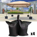 Outdoor tent fixed sandbag sandbag, sunshade base fixed sandbag, 4 pieces of outdoor sunshade legs with pavilion counterweight (no sand)