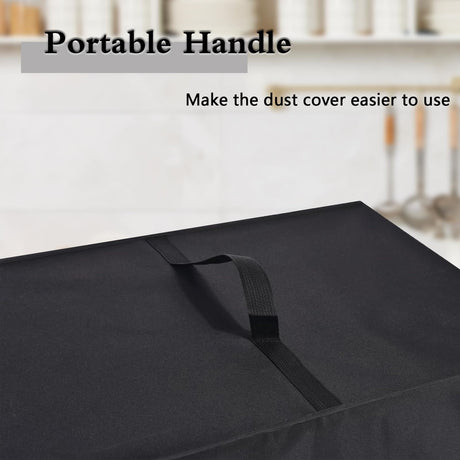 Air Fryer Cover for , Heavy Duty Waterproof Dust-proof Protective AirFryer Cover Compatible with   AirFryer Dust Lid (Black 420D：26*35*30cm)