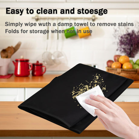 Air Fryer Cover for , Heavy Duty Waterproof Dust-proof Protective AirFryer Cover Compatible with   AirFryer Dust Lid (Black 420D：26*35*30cm)