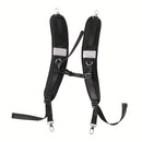 Adjustable Backpack Shoulder Straps Waterproof Replacement Belt Padded Suspenders for Dry Bag Pouch Drifting Diving Outdoor Sport Black (alloy hook)