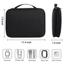 Watch Band Storage Case Watch Band Organizer Bag Watch Band Case and Storage Holder Watch Bands Holder Carrying Case Compatible with 35 Watch Straps and Accessories, Black