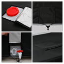 Zipper Tote Cover Barlic for 210D Outdoor Water Tank Protective Cover, Oxford Fabric Protective Cover, Rain/Snow/UV Protection(Black)