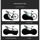 Bike Wheel Cover Indoor Dust-Proof and High Elasticity Bicycle Wheel Bag,Universal for Mountain, Road Bikes (Black)