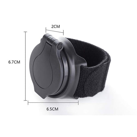2pcs Bike Mirrors Cycling Rear View Mirror Adjustable Wrist Band Mirror Bicycle Wristband Rear View Mirror
