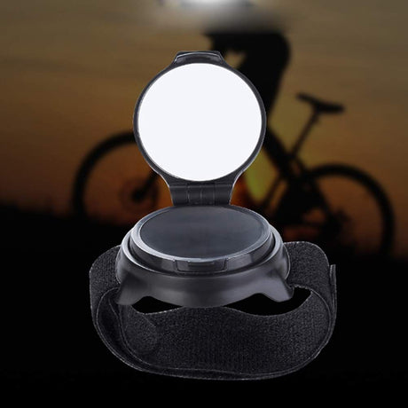 2pcs Bike Mirrors Cycling Rear View Mirror Adjustable Wrist Band Mirror Bicycle Wristband Rear View Mirror