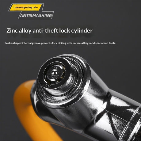 Bicycle Cable Lock, Steel Cable with Keys, Security Lock,Theft Bike Cable Lock, Portable, Versatile, Security (orange)