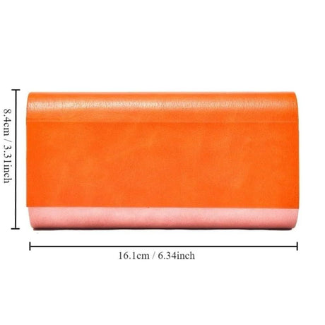 Glasses Case for 2 Storage Portable Compact Slim Two-Piece Soft Case Hard Case, Sunglasses Box Large Capacity Eyeglasses Holder Women