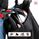 Motorcycle Helmet Bag Helmet Storage Bag with Combination Lock Waterproof Lightweight Durable polyester Helmet Bag for Motorcycle Riding Bicycle,Black
