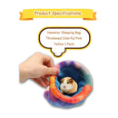 2 pack Guinea Pig Hideout, Soft Fleece Rabbit Snuggle Sack, Small Animal House Ferret Cozy Cave Hamster Sleeping Bag for Small Pet/Ferret/Chinchilla/Bunny