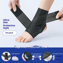 1 Pair Adjustable Compression Ankle Brace for Sprained Ankle, Strong Support & Breathable Ankle Support for Injury Recovery, Joint Pain, Swelling, Man & Women（L (sizes 39-43)）
