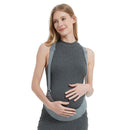 Belly Bands For Pregnant Women Maternity Belt Pregnancy Belly Support Band Adjustable Pregnancy Belt with Back Brace Straps (Gray, L)
