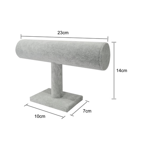 2 pack Covered Wood Jewelry Display, Jewelry Stand, Bracelet Holder Display, Watch Stand, Bracelet Stand,（ oniy 2 box）