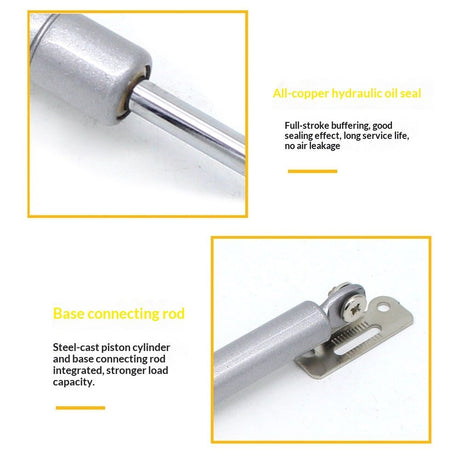 2 Pack 100N/22LBS Drop Down Gas Struts for Drop-Front Desk Downward Slowly Such as Fold-Down Desk, Flap Lid