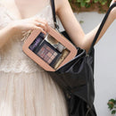 2pcs Travel Clear Makeup Bag Set, Cosmetic Bag Case with Zipper Portable Makeup Pouch Toiletry Bag Women Traveling Cosmetic Organizer Storage Bag Car Organizer Car Essentials for Women