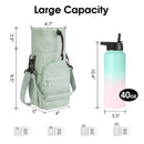 Water Bottle Holder with Strap 32oz 40oz Insulated Water Bottle Carrier Sling Bag with Phone Pocket Crossbody