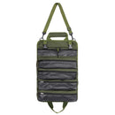 Tool Bag Roll Up, Heavy Duty Portable Soft Tool Storage Organization, Foldable Empty Rollup Organizer Rollable Carrying Toolbag, Dad Men Mechanic Welding Birthday Gift, Green