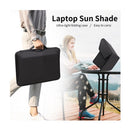 Laptop Sun Shade,Laptop Sun Glare Shield Privacy Screen Hood Laptop Sunshade Bag for Working Outside Outdoor Foldable Laptop Shield Cover Outside（L）
