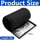 3 Layers HVAC Copper Pipe Insulation Cover,72x10.2 Inch 600D Oxford AC Pipe Insulation Covers for Outside,Flexible Copper Line Insulation Sleeve for Central Air Conditioning Mini Splits