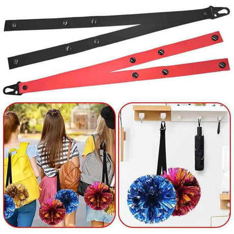 12 Pcs Holder for Cheerleading Accessories for Cheerleader Adjustable Backpack Straps Holder Cheerleader Cheerleading Gifts for Girls