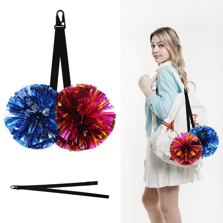 12 Pcs Holder for Cheerleading Accessories for Cheerleader Adjustable Backpack Straps Holder Cheerleader Cheerleading Gifts for Girls