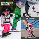 Kids Ski Snowboard Training Harness Toddler Skiing Harness with Removable Leash Speed Control Teaching for Beginners