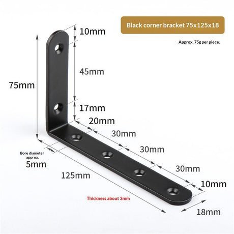 Anti Tip Furniture Anchors for Pet Proofing,Furniture Wall Anchor Furniture Dresser Bookshelf Falling Prevention Device for Children (Black 4pcs)