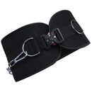 Pull-up Belt Weighted Dip Belt with Chain Double D-ring Weightlifting Back Support Strap Home Gym Equipment Waist Belt