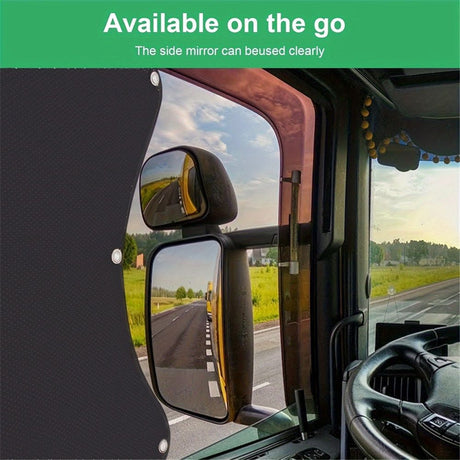 2pcs Semi Truck Side Window Sun Shade International Trucks RV | Semi Truck Accessories, Sunshade UV Protection, Keep Interior Cool