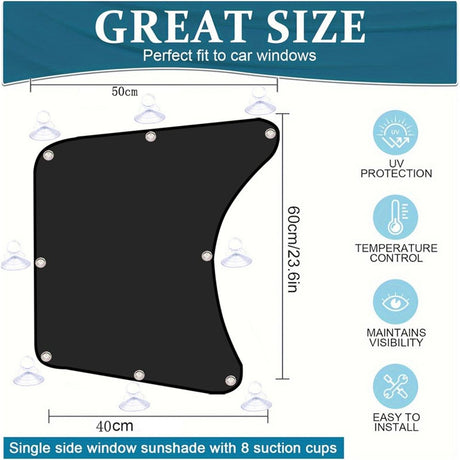 2pcs Semi Truck Side Window Sun Shade International Trucks RV | Semi Truck Accessories, Sunshade UV Protection, Keep Interior Cool