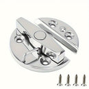 Marine Grade 316 Stainless Steel Turn Twist Button Door Catch Latchfor Door Cabinet Marine Boat Door Catch Latch 316 Stainless Steel Door Latch Round Twist Lock Suit for Boat
