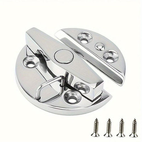 Marine Grade 316 Stainless Steel Turn Twist Button Door Catch Latchfor Door Cabinet Marine Boat Door Catch Latch 316 Stainless Steel Door Latch Round Twist Lock Suit for Boat