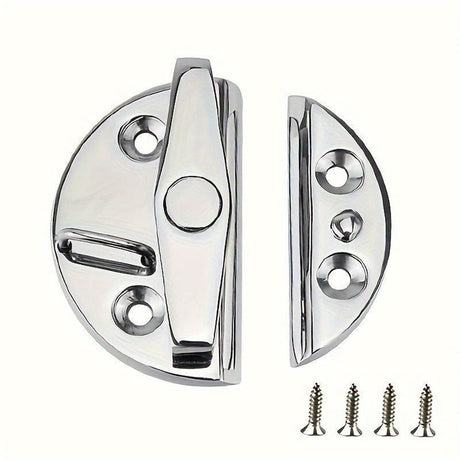 Marine Grade 316 Stainless Steel Turn Twist Button Door Catch Latchfor Door Cabinet Marine Boat Door Catch Latch 316 Stainless Steel Door Latch Round Twist Lock Suit for Boat