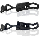 4PCS Toggle Latch Clamp 397 lbs Adjustable Toggle Latch Black Toggle Clamp Lockable Quick Release Pull Latch  Metal Draw Latch for Door, Box Case Trunk, Smoker Door, Jig