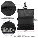 Golf Tee Bag - Store Your tees, Golf Balls, scorecard, and Pencil. Great Gift for Golfers! 2pcs（Only a single storage bag）