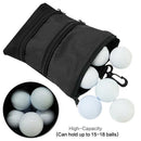 Golf Tee Bag - Store Your tees, Golf Balls, scorecard, and Pencil. Great Gift for Golfers! 2pcs（Only a single storage bag）