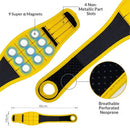 Magnetic Wristband for Tools Magnet Screw Holder Wrist Support Keeps Screws Nails Drill Bits Handy Unique Tool Gadgets for Men's & Dad Perfect Christmas Gifts Stocking Stuffers