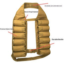 Beer Bandolier Holder 12-Pack Drink Vest Beer Can Soda Belt Holster Beverage Holder Insulate BBQ Party Gag