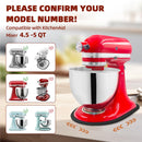 Mixer Slider Compatible with Kitchen aid Bowl Lift 4 .5-5 Qt Stand Mixer Pine Wood - Kitchen Countertop Storage Mover Sliding Caddy for Kitchen Aid 4 .5-5 Qt Mixer (4 .5-5 Qt - Black)