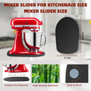 Mixer Slider Compatible with Kitchen aid Bowl Lift 4 .5-5 Qt Stand Mixer Pine Wood - Kitchen Countertop Storage Mover Sliding Caddy for Kitchen Aid 4 .5-5 Qt Mixer (4 .5-5 Qt - Black)