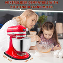 Mixer Slider Compatible with Kitchen aid Bowl Lift 4 .5-5 Qt Stand Mixer Pine Wood - Kitchen Countertop Storage Mover Sliding Caddy for Kitchen Aid 4 .5-5 Qt Mixer (4 .5-5 Qt - Black)