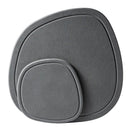 Diatomaceous Earth Plant Saucer for Indoor, 2 Pack Irregular 6.7 Inch 12 Inch, Instant Dry Pot Saucer, Plant Drip & Drainage Tray for Indoor, Stone Gray