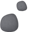 Diatomaceous Earth Plant Saucer for Indoor, 2 Pack Irregular 6.7 Inch 12 Inch, Instant Dry Pot Saucer, Plant Drip & Drainage Tray for Indoor, Stone Gray